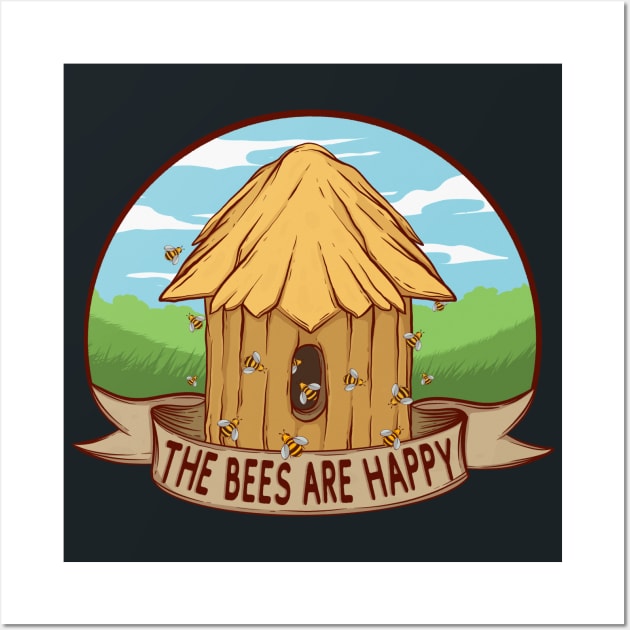 Valheim The Bees Are Happy Wall Art by Artistic Imp